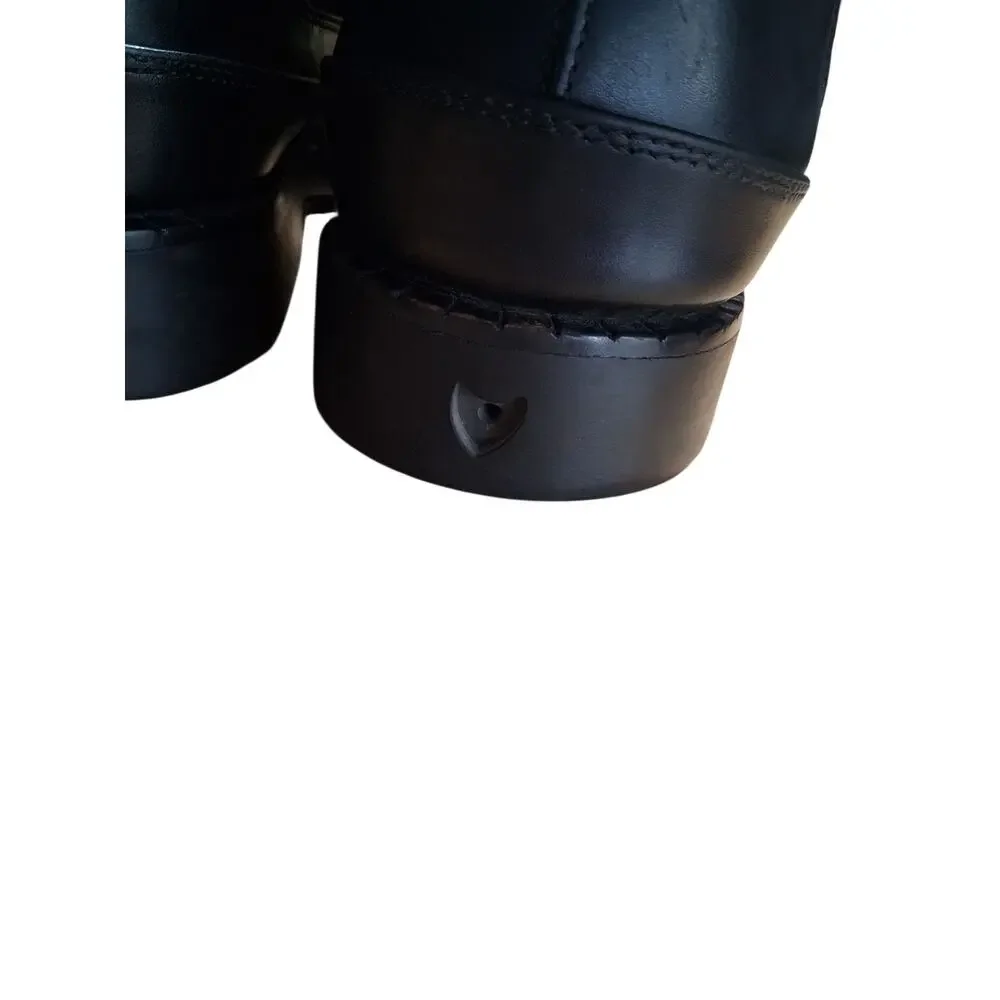 Michael Toschi CIS Mens size‎ 10½ Black Leather Luxury Prep Casual Italy Boots